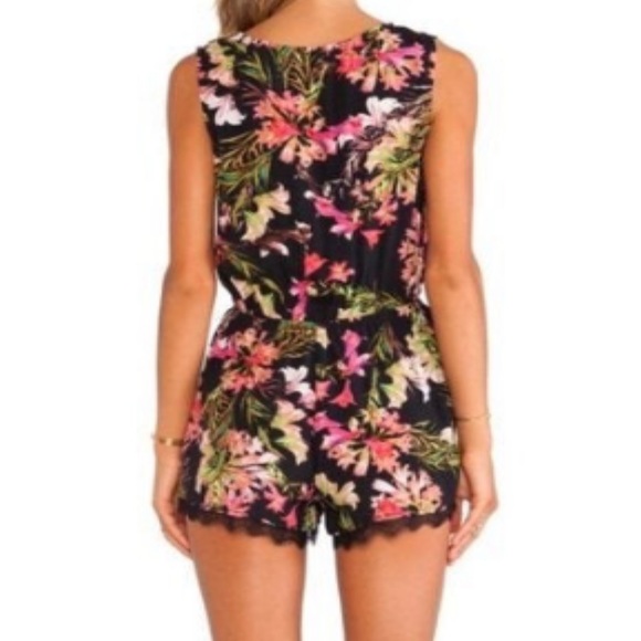 Lovers + Friends Tropical Floral Print Romper - Picture 3 of 7